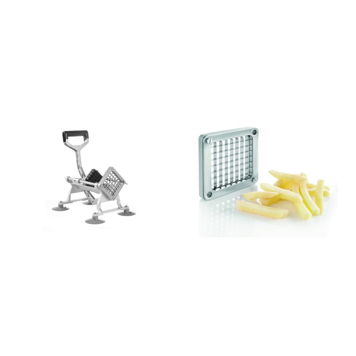 Pachet Taietor cartofi prajiti + Cutit rezerva 11mm inox