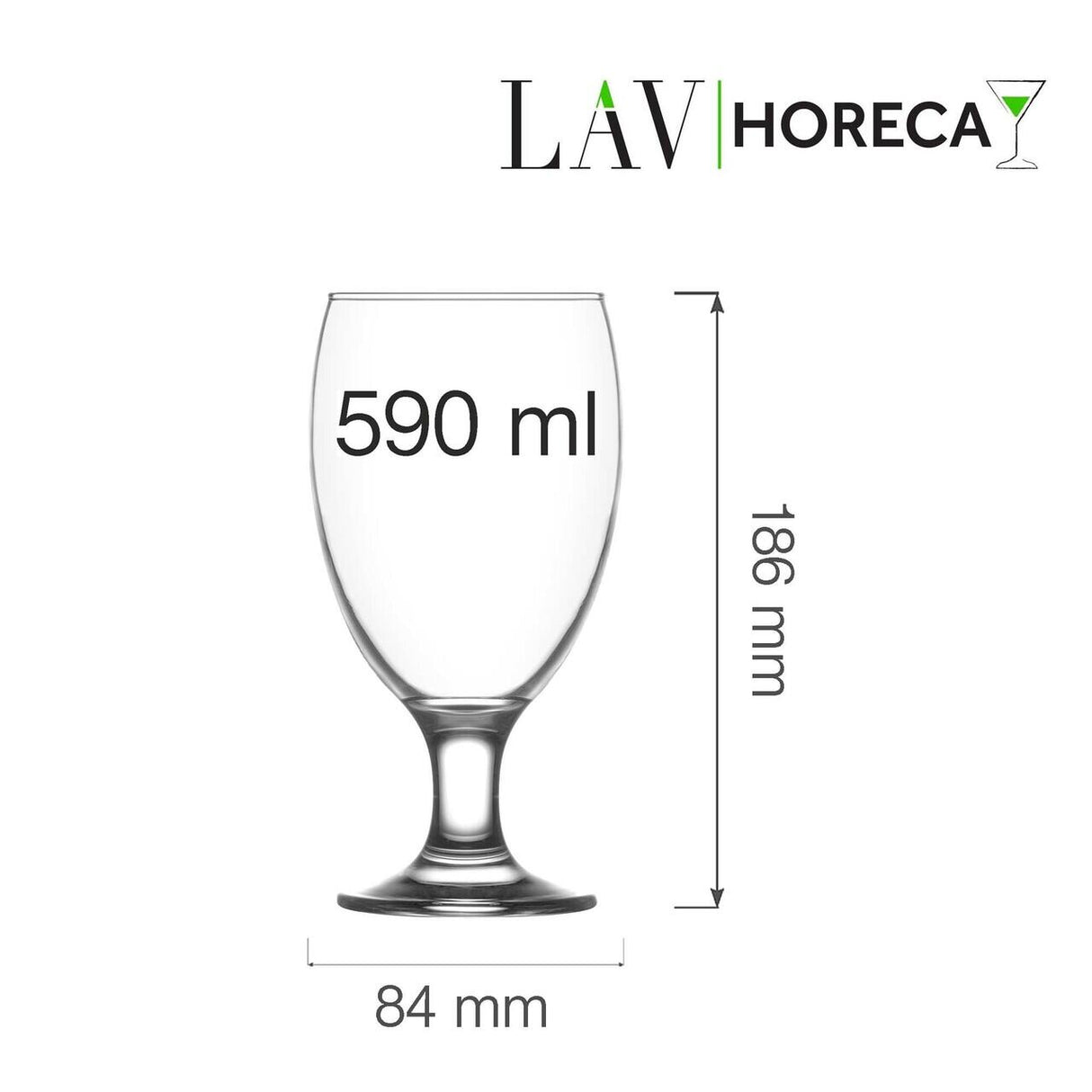 Pahar Aspen 590 ml, LAV