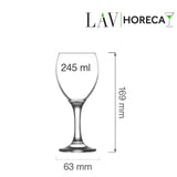 Pahar de vin Aspen 245 ml, LAV