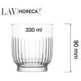 Pahar Tokyo  330 ml,  LAV