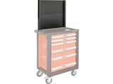 PANOU TABLA PERFORATA PENTRU DULAP, DOUA SEGMENTE Yato YT - 09072 - Echipamente pentru dulapuri de scule Yato - scule electrice si unelte profesionale - BricoMart
