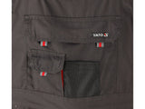 PANTALONI DE LUCRU CU PIEPTAR, BASALT, MARIMEA L Yato YT - 80154 - Pantaloni de lucuru cu pieptar, 267 g, rezistent Yato - scule electrice si unelte profesionale - BricoMart