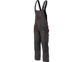 PANTALONI DE LUCRU CU PIEPTAR, BASALT, MARIMEA XL Yato YT - 80156 - Pantaloni de lucuru cu pieptar, 267 g, rezistent Yato - scule electrice si unelte profesionale - BricoMart