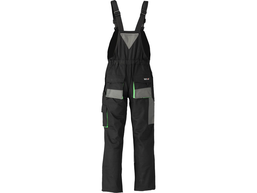 PANTALONI DE LUCRU CU PIEPTAR, PALEA, MARIMEA L/XL Yato YT - 80173 - Pantaloni de lucuru cu pieptar, 270 g, rezistent Yato - scule electrice si unelte profesionale - BricoMart