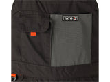 PANTALONI DE LUCRU CU PIEPTAR, PEGMA, MARIMEA L Yato YT - 80190 - Pantaloni de lucuru cu pieptar, 267 g, rezistent Yato - scule electrice si unelte profesionale - BricoMart