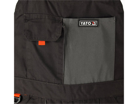 PANTALONI DE LUCRU CU PIEPTAR, PEGMA, MARIMEA M Yato YT - 80189 - Pantaloni de lucuru cu pieptar, 267 g, rezistent Yato - scule electrice si unelte profesionale - BricoMart