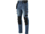 PANTALONI DE LUCRU, JEANS, CU ELASTAN, MARIMEA M Yato YT - 79051 - 325 g, rezistent Yato - scule electrice si unelte profesionale - BricoMart
