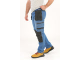 PANTALONI DE LUCRU, JEANS, CU ELASTAN, MARIMEA M Yato YT - 79051 - 325 g, rezistent Yato - scule electrice si unelte profesionale - BricoMart