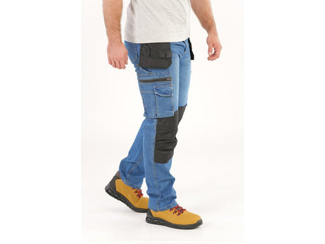PANTALONI DE LUCRU, JEANS, CU ELASTAN, MARIMEA XL Yato YT - 79054 - 325 g, rezistent Yato - scule electrice si unelte profesionale - BricoMart