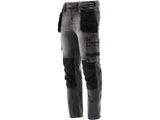 PANTALONI DE LUCRU, JEANS GRI, CU ELASTAN, MARIMEA 2XL Yato YT - 79065 - 325 g, rezistent Yato - scule electrice si unelte profesionale - BricoMart