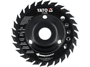 PANZA RASPEL PENTRU LEMN 125MM Yato YT - 59190 Yato - scule electrice si unelte profesionale - BricoMart