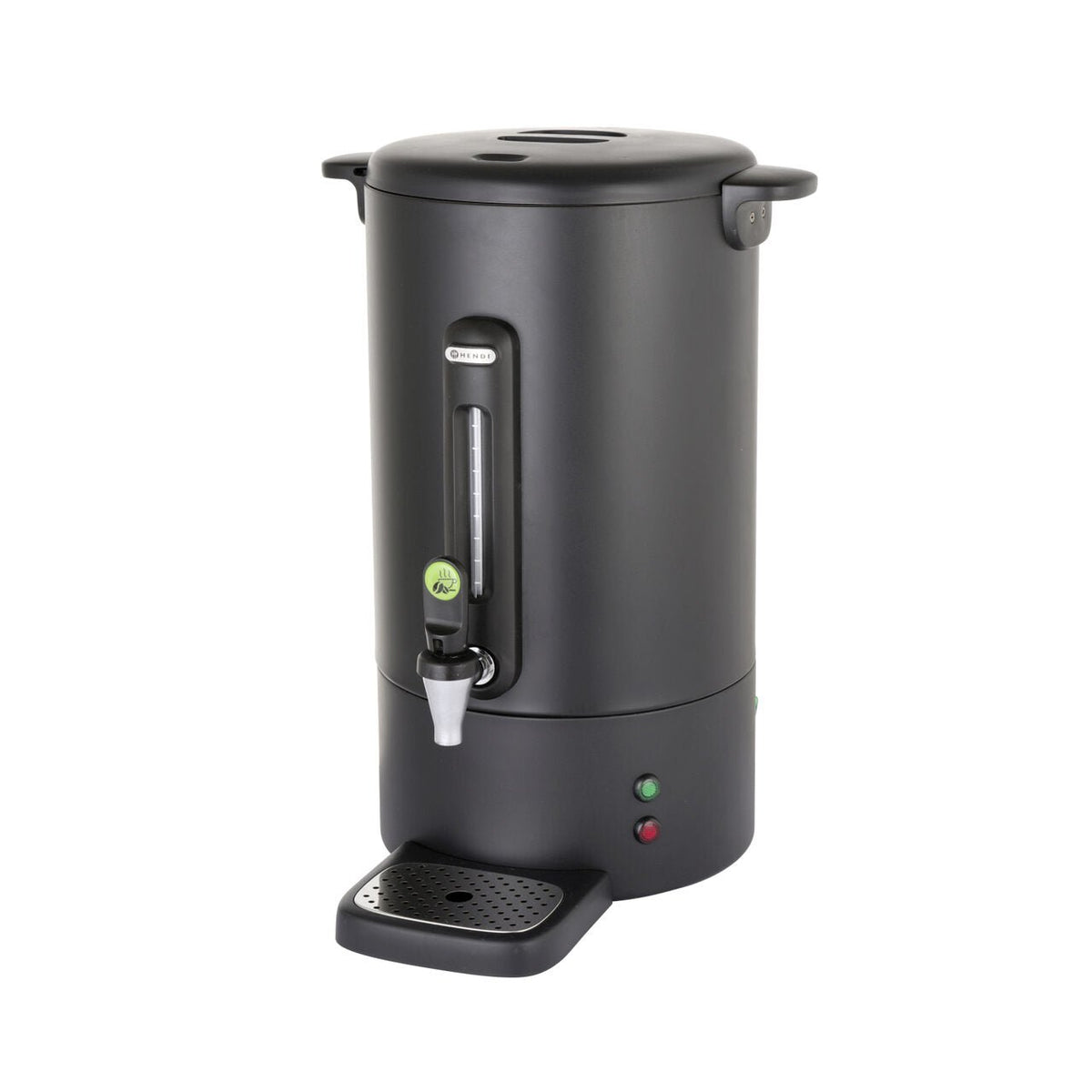 Percolator pentru bauturi fierbinti 7 litri, inox, negru mat, 1650 W, Concept Line Hendi, 307x330x(h)450 mm