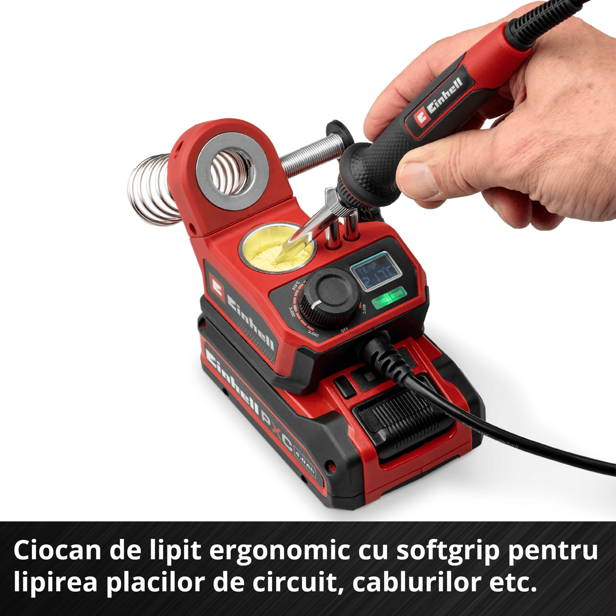 Pistol de lipit fara cablu Einhell TE - SI 18/480 Li E - Solo BricoMart - scule electrice si unelte profesionale - BricoMart