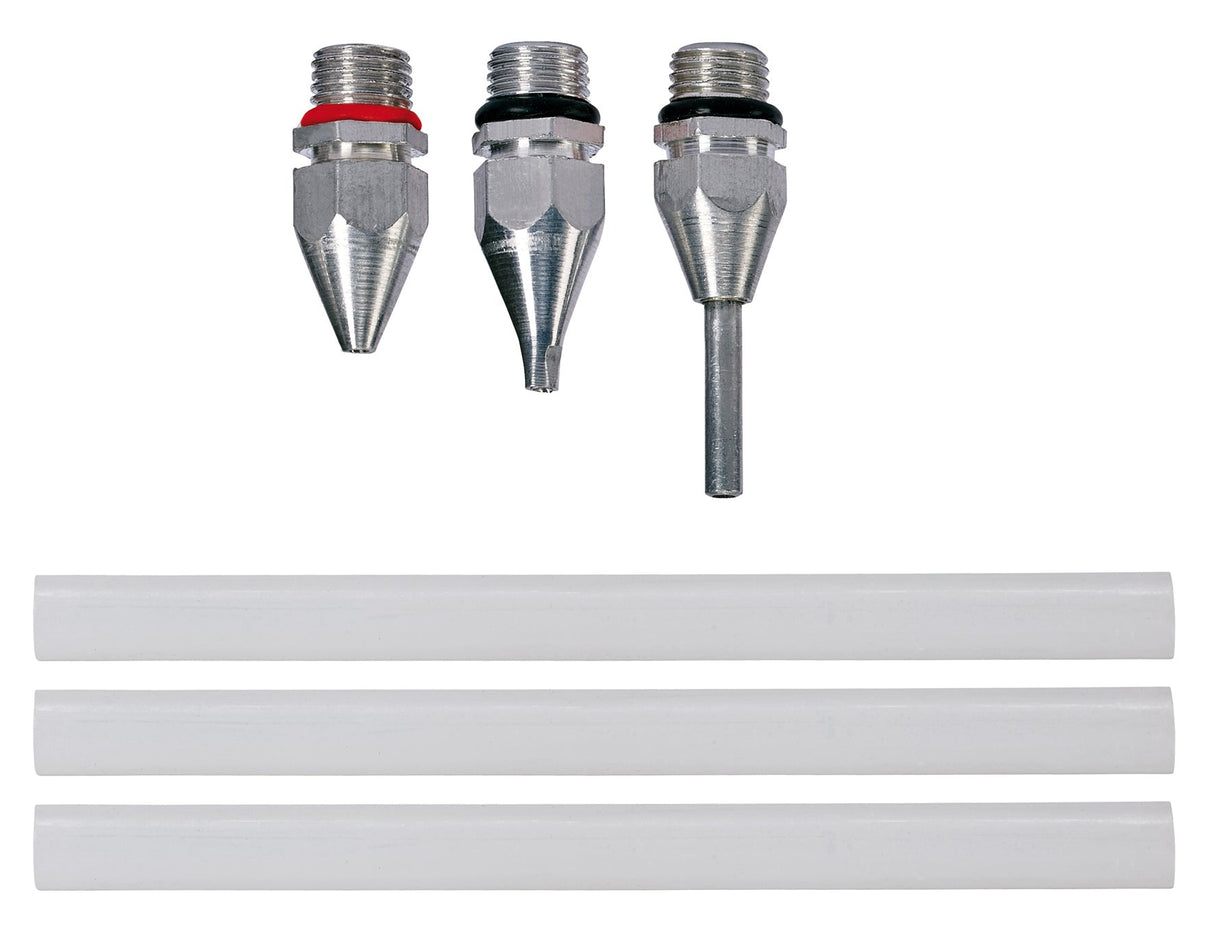 Pistol de lipit la cald Einhell TC - GG 30, alimentare mecanica, fereastra, bara de sustinere, incl. duza standard, duza plata si duza extensie, 3 batoane de lipit Einhell - scule electrice si unelte profesionale - BricoMart