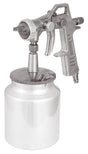 Pistol de vopsit Einhell cu rezervor de vopsea, accesoriu compresor, rezervor de 1 l, regulator cantitate vopsea, regulator jet punctual/lat, duza rotativa, incl. niplu Einhell - scule electrice si unelte profesionale - BricoMart