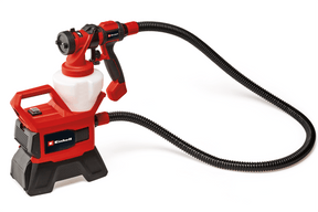 Pistol de vopsit pe acumulator Einhell TE - SY 18/90 Li - Solo Power X - Change (18 V, debit 1000 ml/min, recipient 1200 ml, raport aer/vopsea reglabil, incl. accesorii, fara acumulator Einhell - scule electrice si unelte profesionale - BricoMart