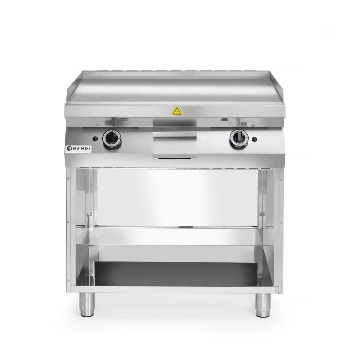 Plita gratar pe gaz 700, HENDI, Kitchen Line, 2 zone de incalzire, fiecare cu 3 arzatoare, putere totala 10kW, 10kW, 800x700x(H)900mm
