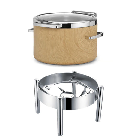 Încălzitor rotund cu inducție De Luxe Madeira 11l cu capac de sticlă, Fine Dine