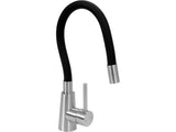 Baterie flexibila cu chiuveta neagra flexibila Fala 75729