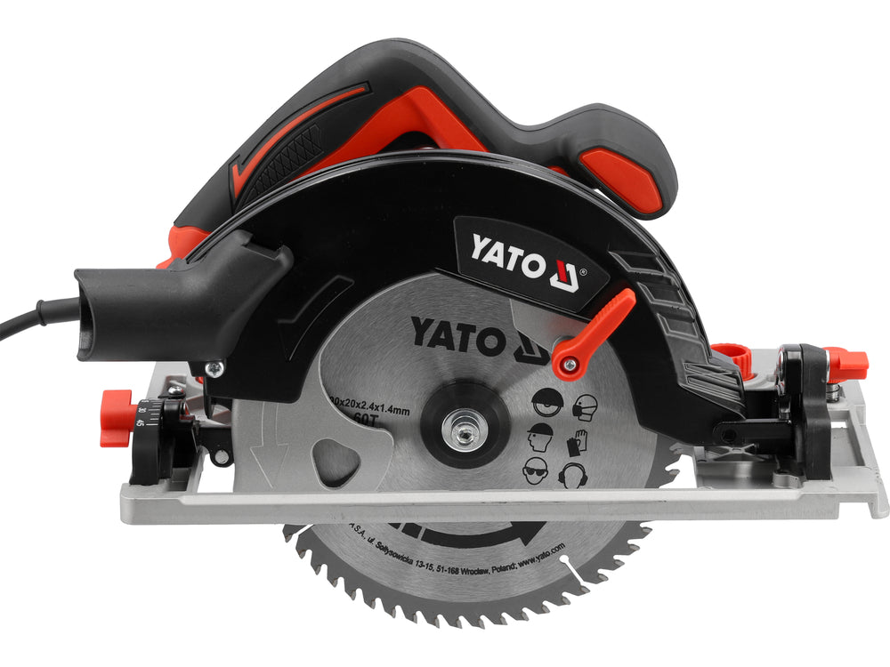 FIERĂSTRĂU CIRCULAR DE MÂNĂ Yato YT-821533 , 190MM , 1600W , 5500 rpm