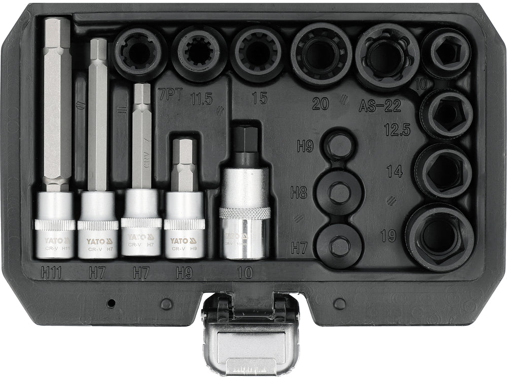 SET CHEI SITEM FRÂNARE 1/2" 3/8" Yato YT-06812
