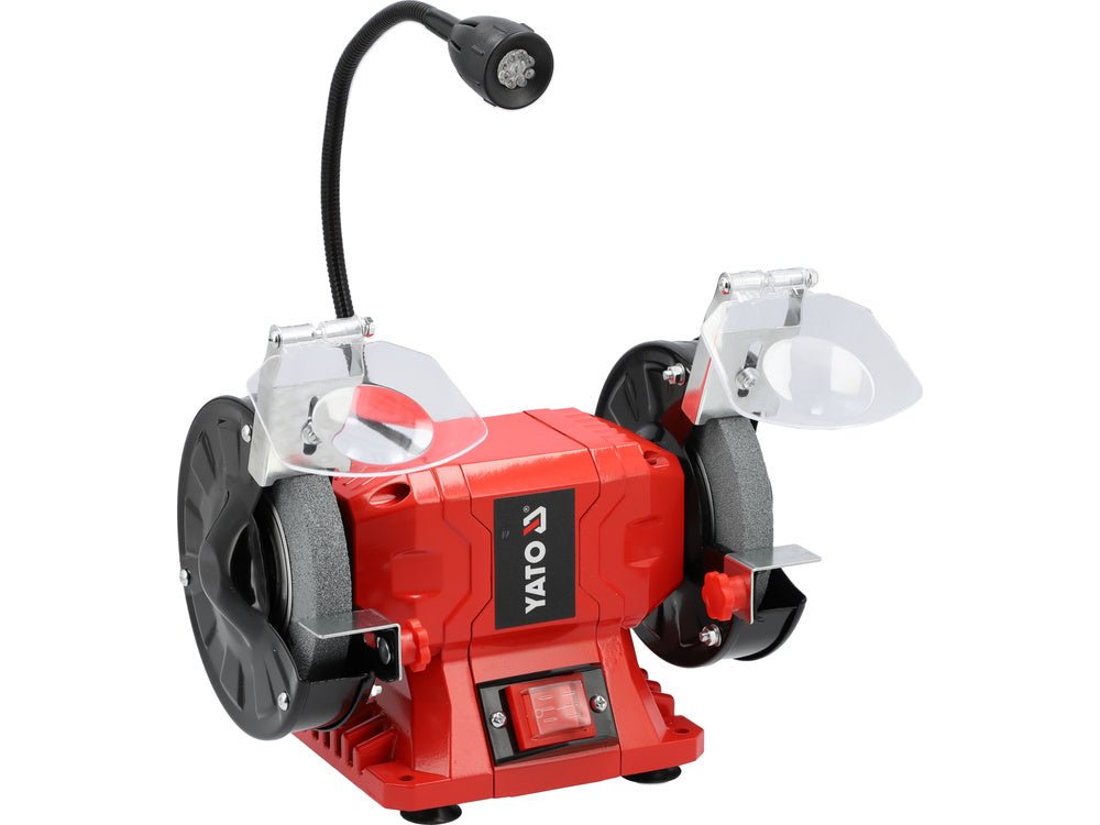 POLIZOR DE BANC YATO YT - 822103 , 250W , 150X12.7MM , 2980 min , iluminare cu LED - uri YATO - scule electrice si unelte profesionale - BricoMart