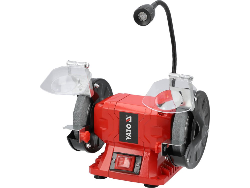 POLIZOR DE BANC YATO YT - 822103 , 250W , 150X12.7MM , 2980 min , iluminare cu LED - uri YATO - scule electrice si unelte profesionale - BricoMart