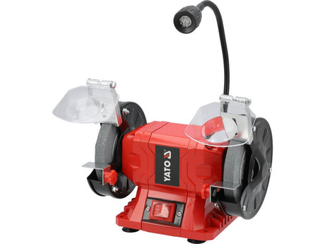 POLIZOR DE BANC YATO YT - 822103 , 250W , 150X12.7MM , 2980 min , iluminare cu LED - uri YATO - scule electrice si unelte profesionale - BricoMart