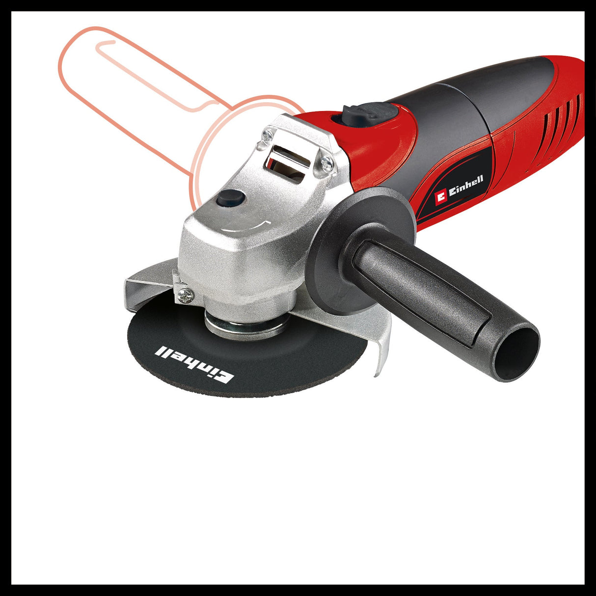 Polizor unghiular Einhell TC - AG 125, 850W, turatie 12.000 rot/min, disc ø 125mm, protectie disc, blocare ax, cap de transmisie plat din aluminiu Einhell - scule electrice si unelte profesionale - BricoMart