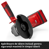 Polizor unghiular pe acumulator Einhell TC - AG 18/115 Li - Solo Power X - Change , 18 V, diametru disc 115 mm, adancime de taiere 28 mm, pornire lina, fara disc de taiere, fara acumulator Einhell - scule electrice si unelte profesionale - BricoMart