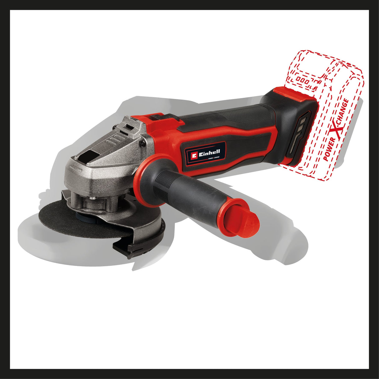 Polizor unghiular pe acumulator Einhell TE - AG 18/115 - 2 Li - Solo Power X - Change , 18 V, diametru disc 115 mm, adancime de taiere 28 mm, maner auxiliar, incl. protectie de taiere, fara acumulator Einhell - scule electrice si unelte profesionale - BricoMart