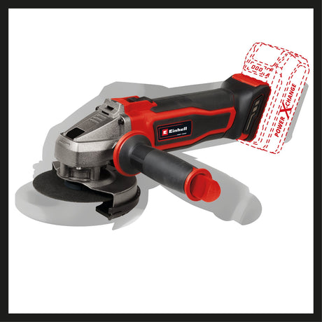 Polizor unghiular pe acumulator Einhell TE - AG 18/115 - 2 Li - Solo Power X - Change , 18 V, diametru disc 115 mm, adancime de taiere 28 mm, maner auxiliar, incl. protectie de taiere, fara acumulator Einhell - scule electrice si unelte profesionale - BricoMart