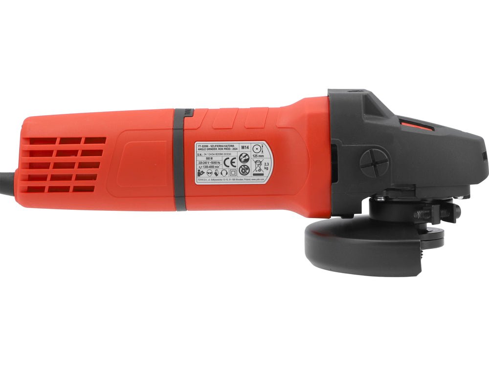 Polizor unghiular Yato YT - 82096 125MM, 900W (1300 - 4000MIN - 1) , 3 m YATO - scule electrice si unelte profesionale - BricoMart