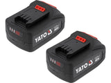 Polizor unghiular YATO YT-828252, 18 V, 125 mm, 2 x 4 Ah - imagine 9