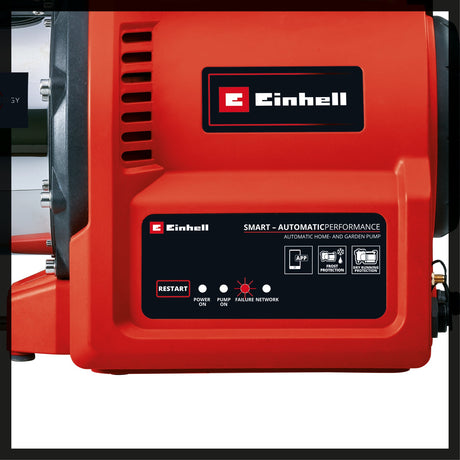 Pompa automata de gradina Einhell GE - AW 1144 SMART, control prin aplicatie, Irigare cu inteligenta artificiala + Date meteo, Debit 4400 l/h, inaltime de livrare maxima 48 m, Prefiltru Einhell - scule electrice si unelte profesionale - BricoMart