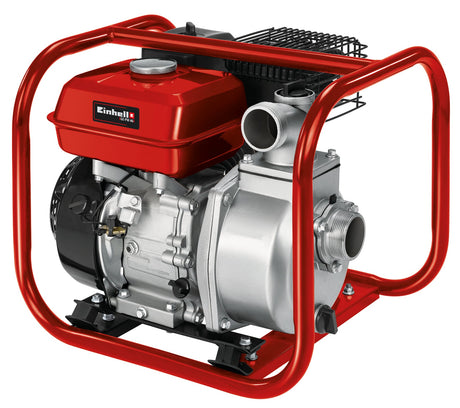Pompa de apa pe benzina Einhell GE - PW 46, 4,6 kW, motor in 4 timpi, debit maxim 23.000 l/h, rezervor de 3,6 l, protectie la nivel scazut de ulei, incl. adaptor furtun/filet exterior Einhell - scule electrice si unelte profesionale - BricoMart