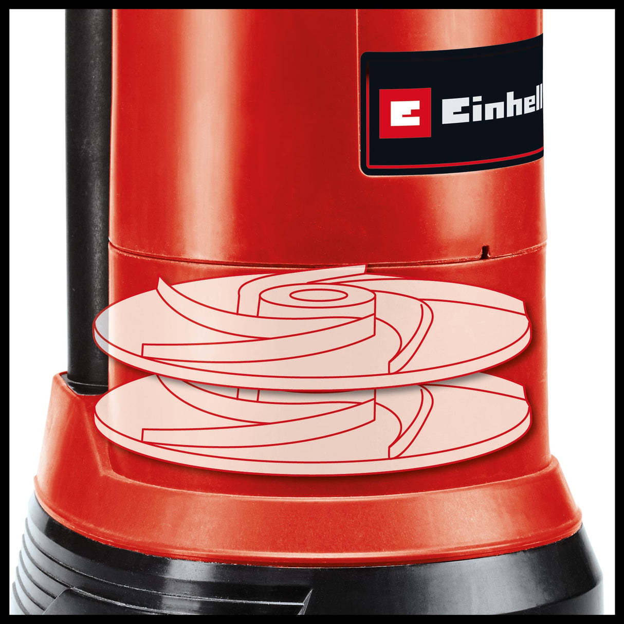 Pompa de butoi pentru apa de ploaie Einhell GE - PP 5555 RB - A, 550 wati, pompa combinata 2 in 1 - pompa submersibila de presiune si butoi pentru apa de ploaie, functie automata cu protectie la mers in gol, actionare multietajata a pompei Einhell - scule electrice si unelte profesionale - BricoMart
