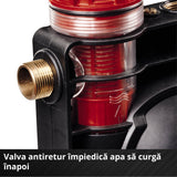 Pompa de gradina automata pe acumulator Einhell AQUINNA 36/38 F LED AUTOMATIC Power X - Change, 36 V, max. 3800 l/h, inaltime de livrare max. 37 m, functie automata, ECO/BOOST, prefiltru, fara acumulator Einhell - scule electrice si unelte profesionale - BricoMart