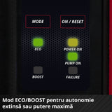 Pompa de gradina automata pe acumulator Einhell AQUINNA 36/38 F LED AUTOMATIC Power X - Change, 36 V, max. 3800 l/h, inaltime de livrare max. 37 m, functie automata, ECO/BOOST, prefiltru, fara acumulator Einhell - scule electrice si unelte profesionale - BricoMart