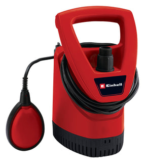 Pompa sumersibila Einhell GE - SP 3546 RB, 350 W, dimensiune maxima a corpului strain 2,5 mm, debit maxim 4,6 L/h, inaltime maxima de refulare 11 m, plutitor cu intrerupator reglabil continuu, carcasa din plastic a pompei Einhell - scule electrice si unelte profesionale - BricoMart