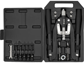PRESĂ PENTRU NITUIT PROFESIONALA 2 ÎN 1 YATO YT - 36088 , nituri: 3,2, 4, 4,8, 6, 6,4 mm , piulițe nituibile: M4, M5, M6, M8, M10 YATO - scule electrice si unelte profesionale - BricoMart