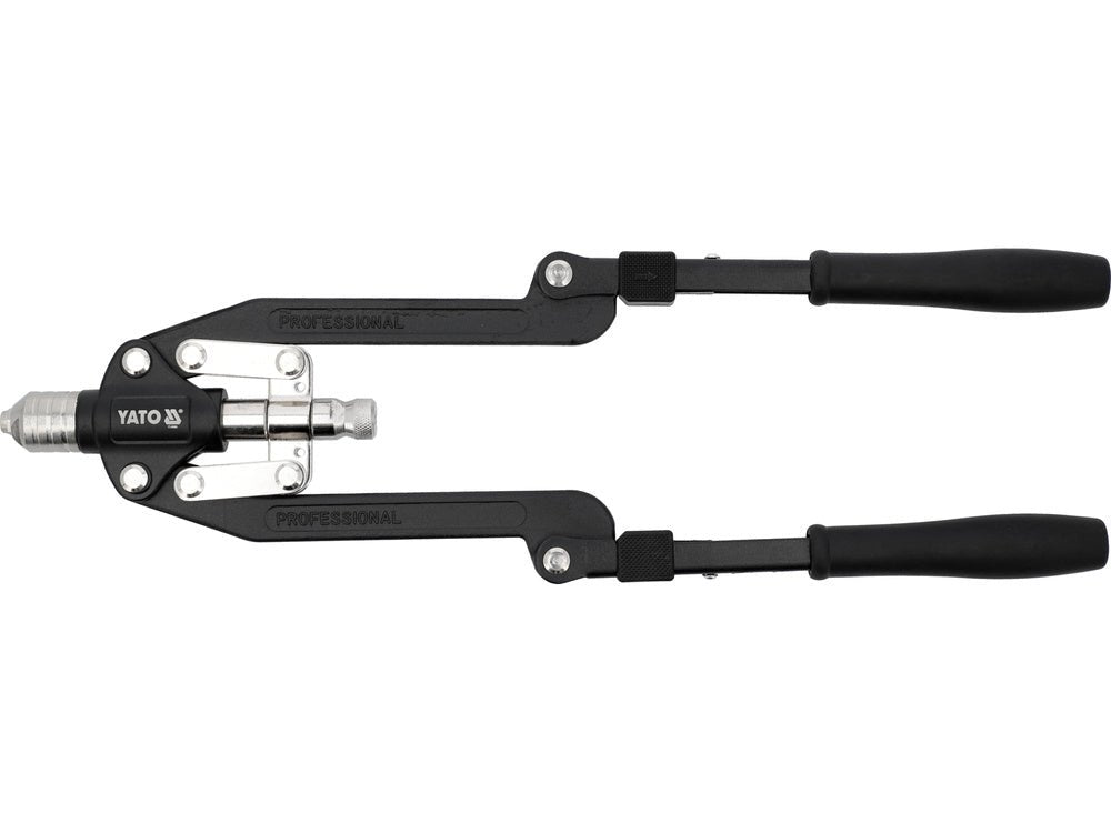 PRESĂ PENTRU NITUIT PROFESIONALA 2 ÎN 1 YATO YT - 36088 , nituri: 3,2, 4, 4,8, 6, 6,4 mm , piulițe nituibile: M4, M5, M6, M8, M10 YATO - scule electrice si unelte profesionale - BricoMart