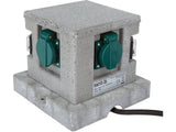 Priza de gradina cubica YATO YT-81272, IP44, 4 x 230 V - imagine 3