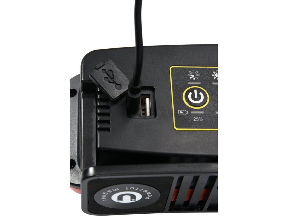 PROIECTOR PORTABIL CU DIFUZOR 2X15W 2000LM Yato YT - 81808 - 3W, 3.7V, 2 x 18650 Yato - scule electrice si unelte profesionale - BricoMart