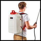 Pulverizator electric pe acumulator Einhell GE - WS 18/150 Li - Solo Power X - Change (litiu - ion, rezervor de 15 l cu scala, duza reglabila din alama, lance de pulverizare din otel inoxidabil, fara acumulator sau incarcator Einhell - scule electrice si unelte profesionale - BricoMart