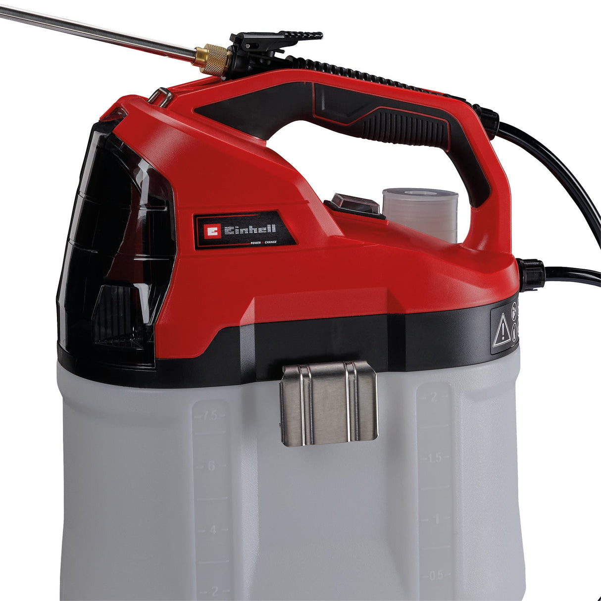 Pulverizator electric pe acumulator Einhell GE - WS 18/75 Li - Solo Power X - Change (litiu - ion, pompa automata, rezervor transparent, lance telescopica, fara acumulator sau incarcator Einhell - scule electrice si unelte profesionale - BricoMart