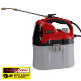 Pulverizator electric pe acumulator Einhell GE - WS 18/75 Li - Solo Power X - Change (litiu - ion, pompa automata, rezervor transparent, lance telescopica, fara acumulator sau incarcator Einhell - scule electrice si unelte profesionale - BricoMart