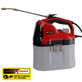 Pulverizator electric pe acumulator Einhell GE - WS 18/75 Li - Solo Power X - Change (litiu - ion, pompa automata, rezervor transparent, lance telescopica, fara acumulator sau incarcator Einhell - scule electrice si unelte profesionale - BricoMart