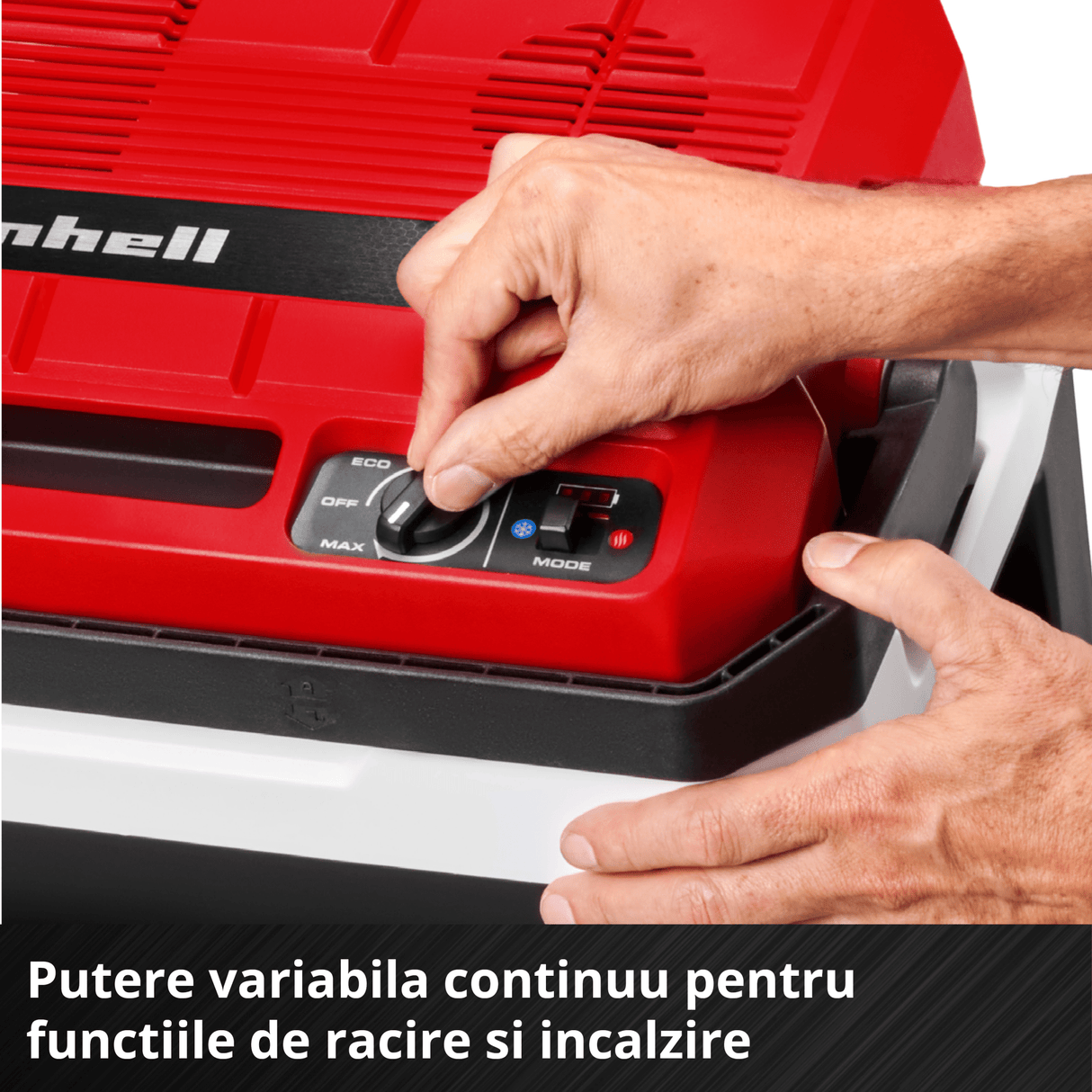 Racitor cu acumulator Einhell TE - COL 18/27 Li - Solo - indicator LED, 18 V, 12 V si 230 V, cablu auto 190 cm BricoMart - scule electrice si unelte profesionale - BricoMart