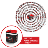 Racitor cu acumulator Einhell TE - COL 18/27 Li - Solo - indicator LED, 18 V, 12 V si 230 V, cablu auto 190 cm BricoMart - scule electrice si unelte profesionale - BricoMart